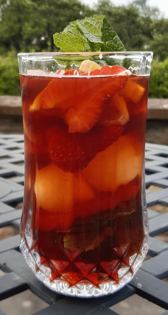 Rye Whiskey Fruit Cup